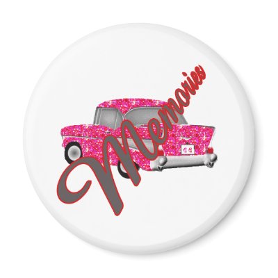 Memorabilia Retro  automobile Refrigerator Magnet by DODGERFL