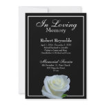 Memorial / Announcement invitations