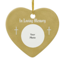 Memorial Christmas Ornament - In Loving Memory ornaments