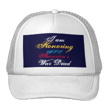 Memorial Day Honoring America's War  Trucker's Hat