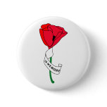 Memorial Day Poppy - Button