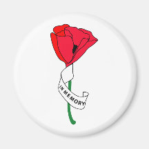 Memorial Day Poppy - Magnet
