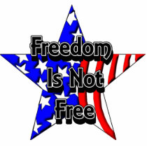 Memorial Day Tribute Freedom Is Not Free KeyChain