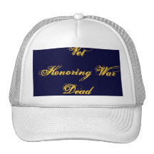 Memorial Day Vet honoring war dead Trucker's Hat