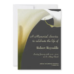 Memorial Service Announcement invitations