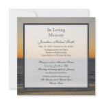 Memorial Service Announcement Invitation