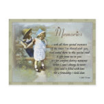 Memories Post Cards