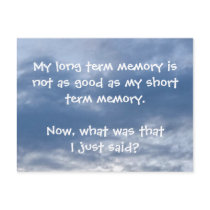 Memory Lapse Postcard