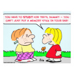 memory stick study tests educations personalized invite