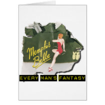 Memphis Belle Pin Up Card
