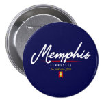 Memphis Script Pinback Button