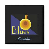 Memphis Tennessee Refrigerator Magnet