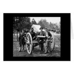 Men and Cannon at Fair Oaks, VA Encampment 1862 cards
