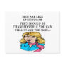MEN are like underwear Post Cards