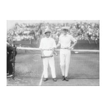 Men at Tennis Tournament at Washington DC Canvas Print