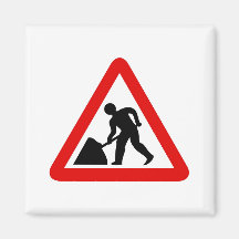 Men at Work Fridge Magnets
