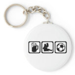Men - Beer - Soccer keychains