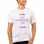 MEN BURNOUT T-SHIRT - I AM , LET YOURSELF BE!