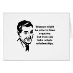 men can fake whole relationships cards