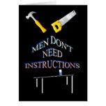 men don't need instructions handyman card