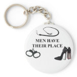 men have their place keychains