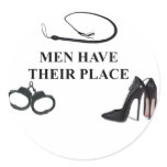 men have their place stickers