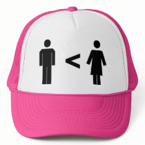 Men Less Than Women Hat