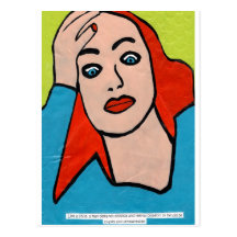 Men! Postcard