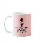 "Men smell funny",funny slogan mugs