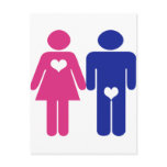 Men VS Women postcards