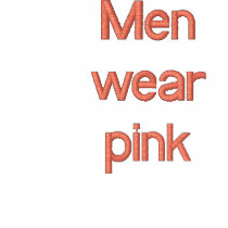 Men wear pink