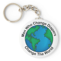 Men Who Change Diapers Gift Keychains