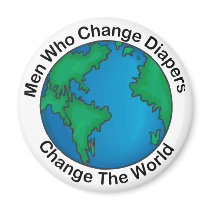 Men Who Change Diapers Gift Fridge Magnets