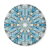 Mendenhall Glacier Mandala Magnet