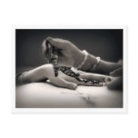 Mendhi Hand Henna in Sepia Tone (Postcard)