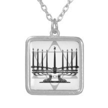 Menorah and Star I Pendant