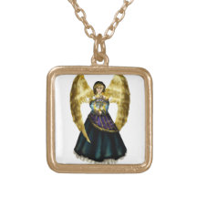 Menorah Angel Pendant