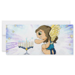 Menorah Angel rack cards