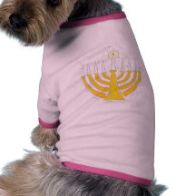 Menorah Doggie Tshirt