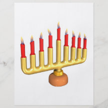 Menorah Full Color Flyer