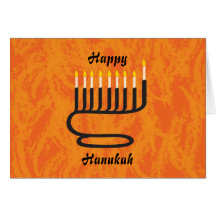 Menorah, Happy, Hanukah Greeting Cards