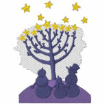 Menorah Snowfamily embroidered shirts