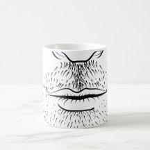 Men's Beard  Face Coffee Mug
