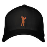 Mens Bodybuilding Pose Embroidered Hats