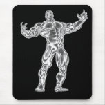 Mens Bodybuilding Pose Mousepad