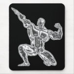 Mens Bodybuilding Pose Mousepad
