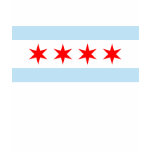 Men's Chicago Flag T-Shirt