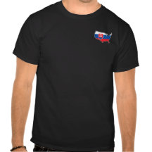 Men's Dark T-Shirt: Slovak in USA