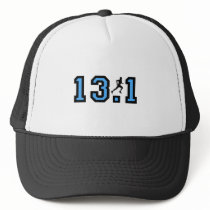 Mens half marathon trucker hats