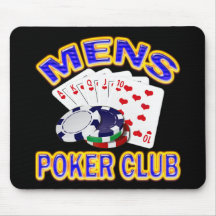 MENS POKER CLUB MOUSEPAD